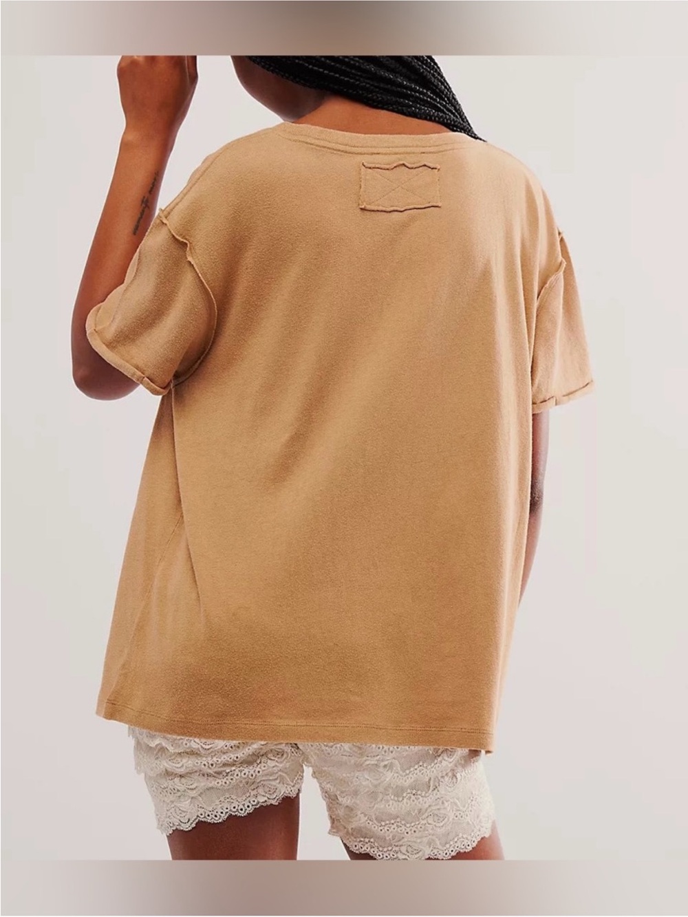 NWT Free People We The Free Horsin' Around Tee - horse shoe combo Brown - L, XL - Picture 4 of 11